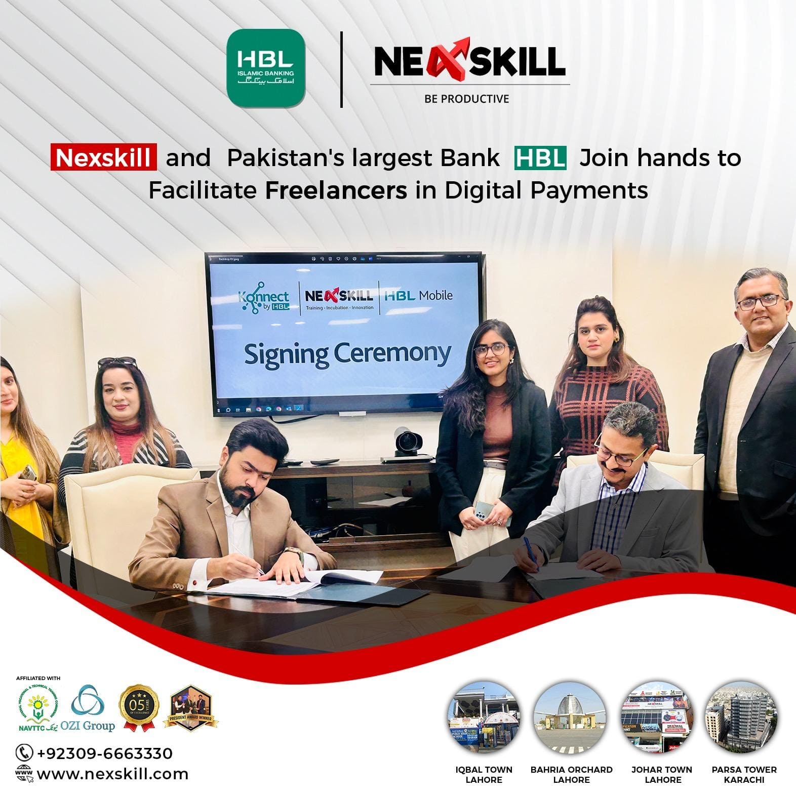 NEXSKILL AND HBL SIGNED MOU​